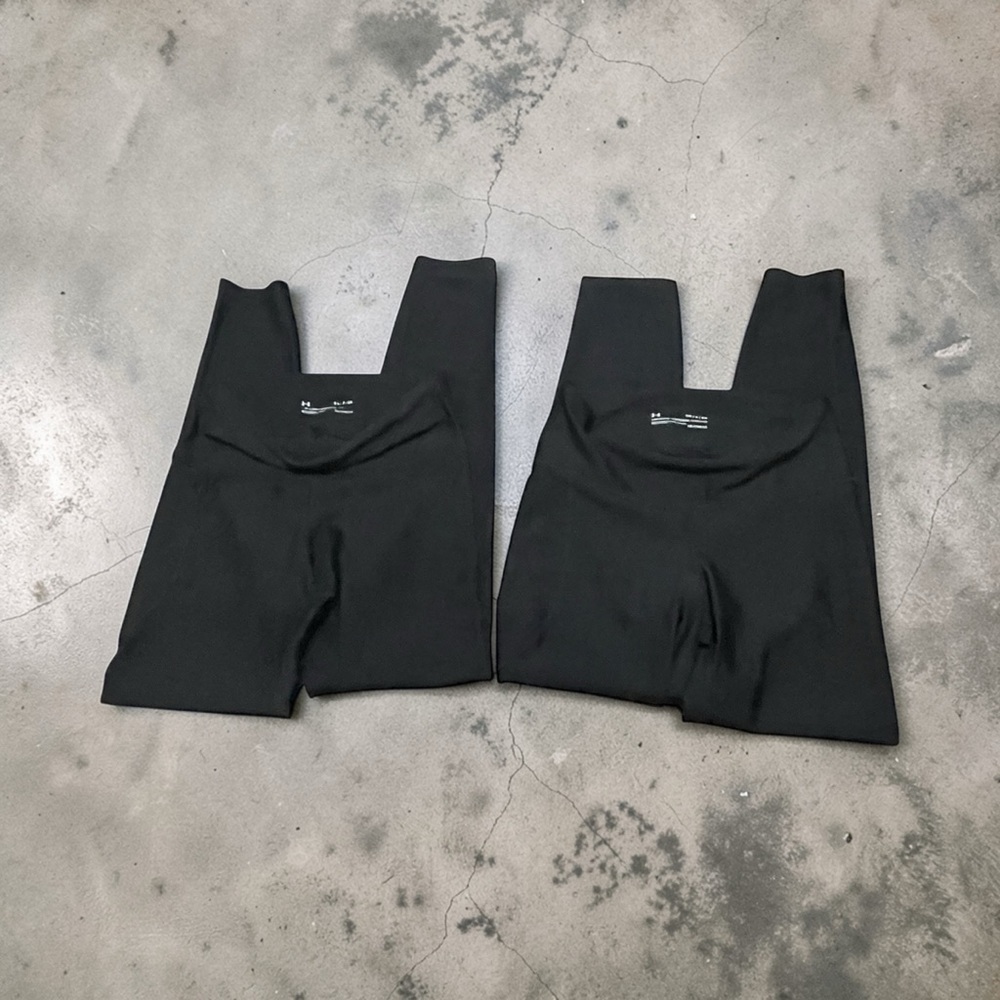 Two (2) Under Armour Black Leggings * Workout * Jogging * Activewear